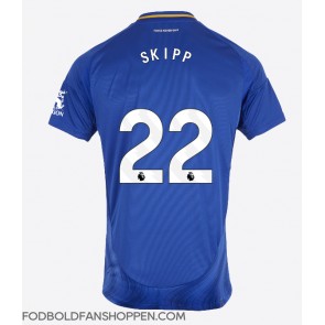 Leicester City Oliver Skipp #22 Hjemmebanetrøje 2024-25 Kortærmet